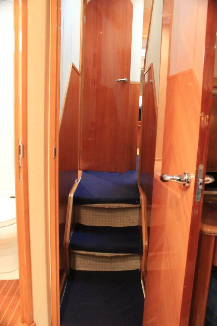 a chair in a room aboard JOIE DU ROI Yacht for Sale