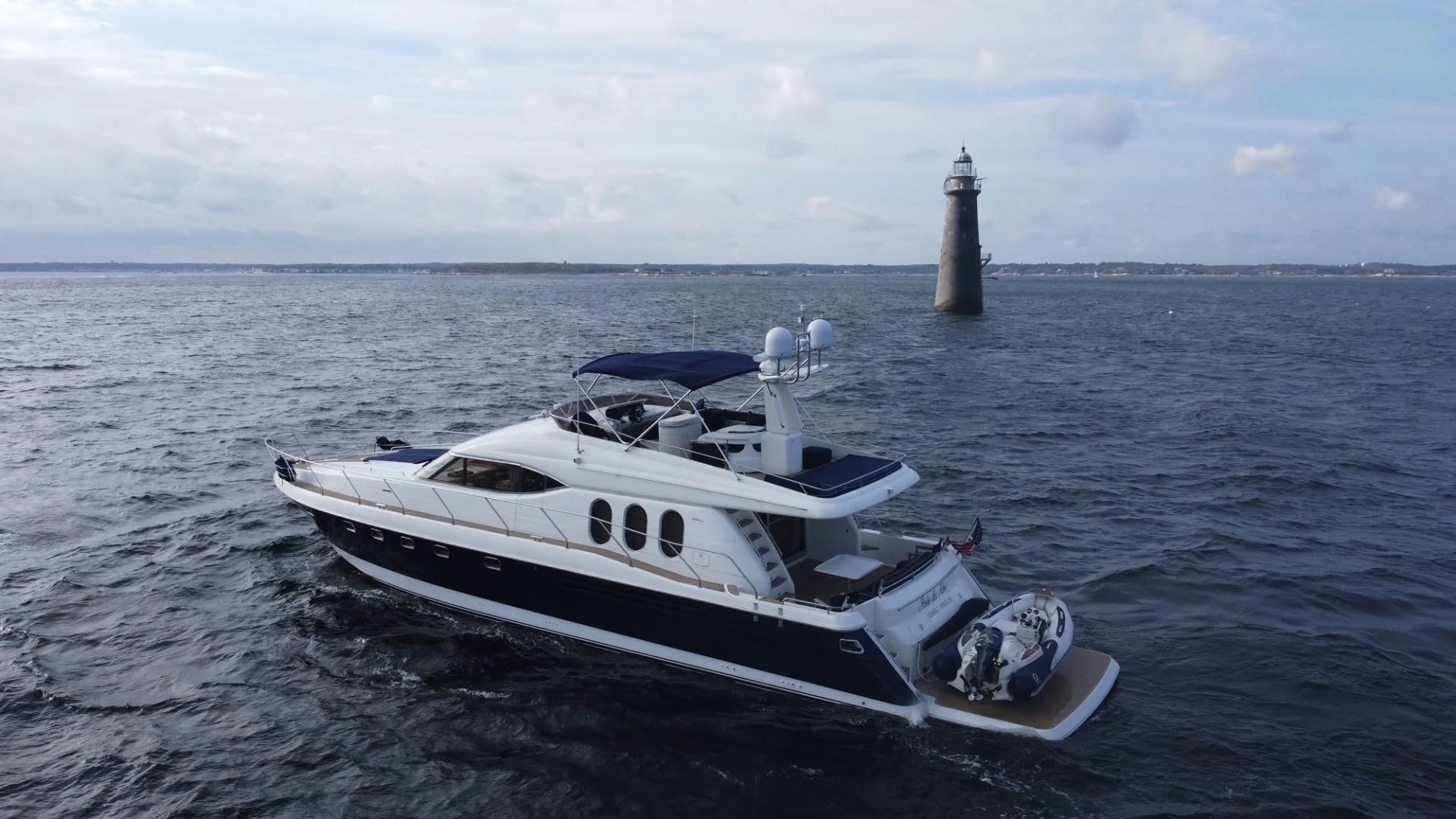 a boat in the water aboard JOIE DU ROI Yacht for Sale