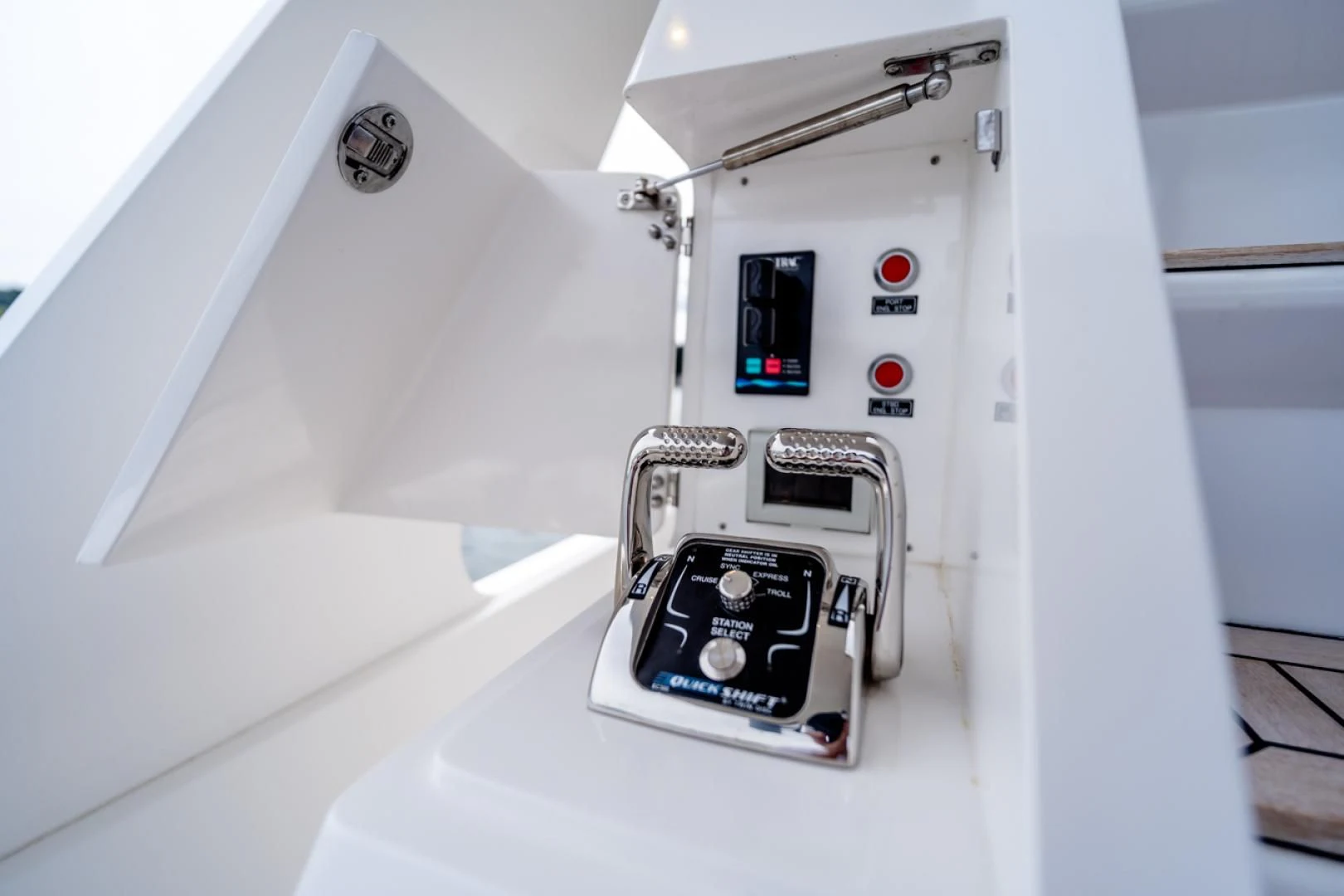 a machine with a screen aboard MAHALO Yacht for Sale
