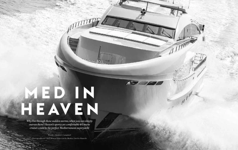 a boat on a body of water aboard TAURICA Yacht for Sale