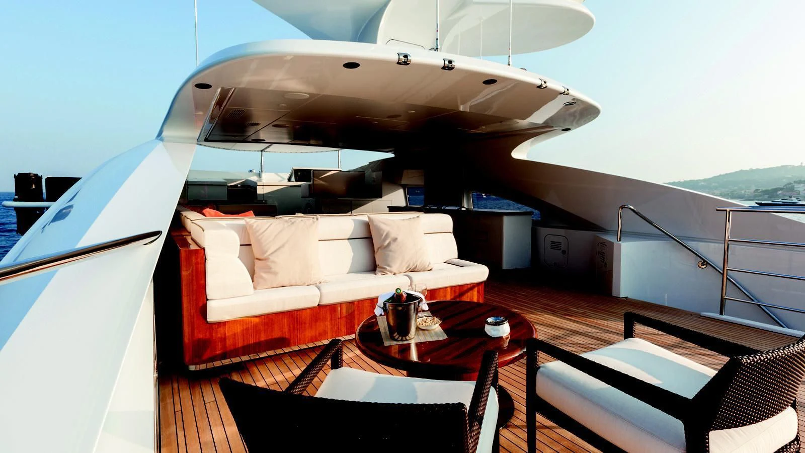 a boat on the water aboard TAURICA Yacht for Sale