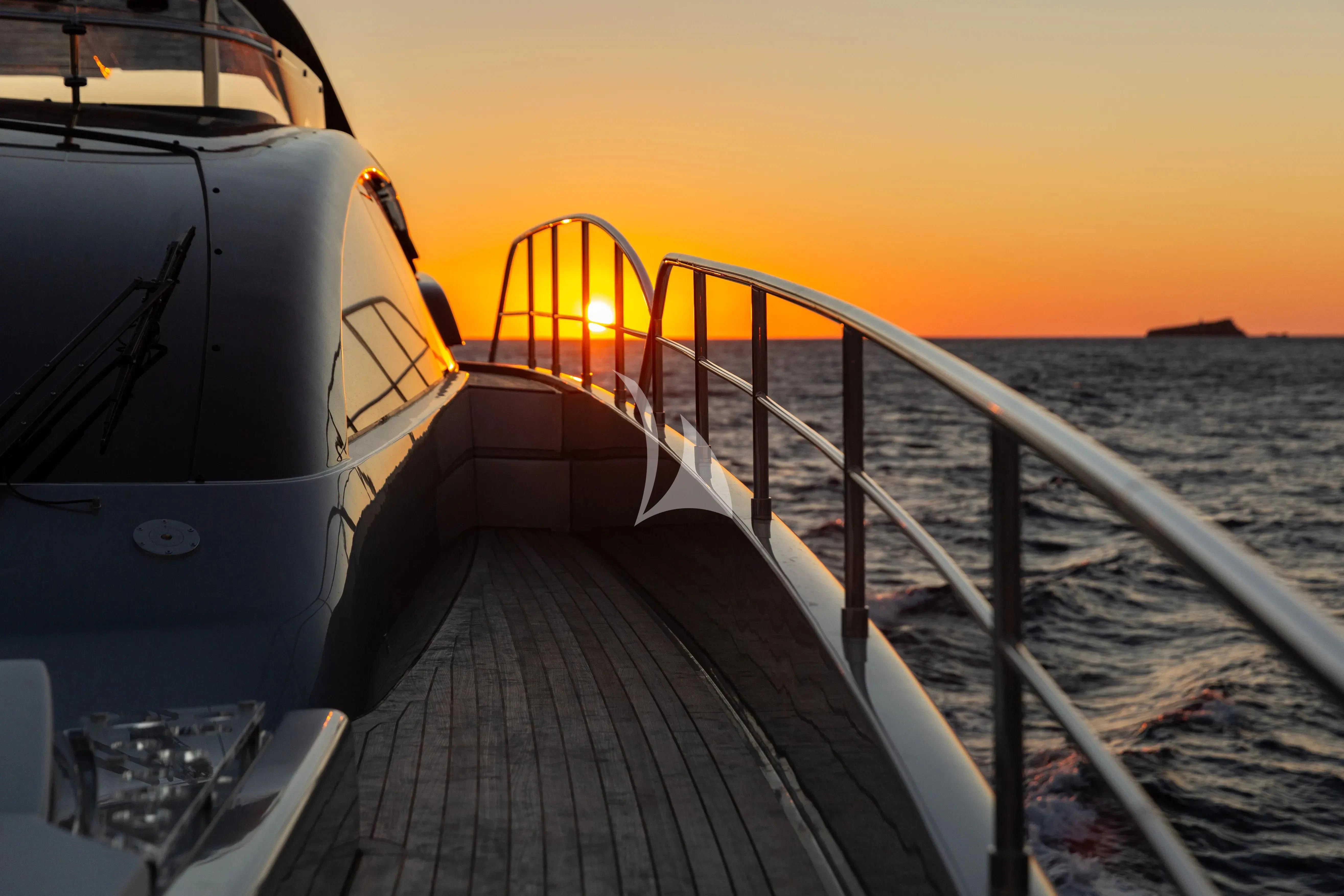 a boat on the water aboard LEMON NOT LIME Yacht for Sale