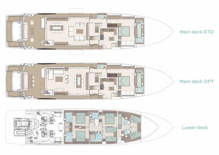 diagram aboard LEMON NOT LIME Yacht for Sale