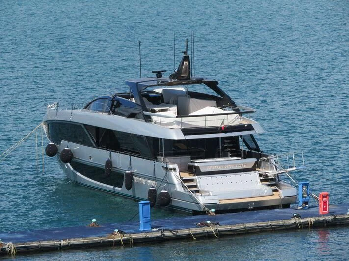 a boat on the water aboard LEMON NOT LIME Yacht for Sale