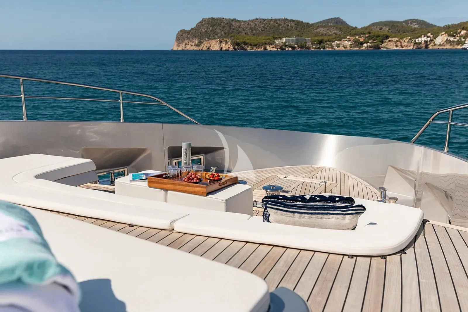a boat on the water aboard LEMON NOT LIME Yacht for Sale