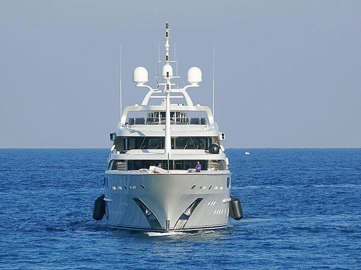 a boat in the water aboard GALKYNYS Yacht for Sale