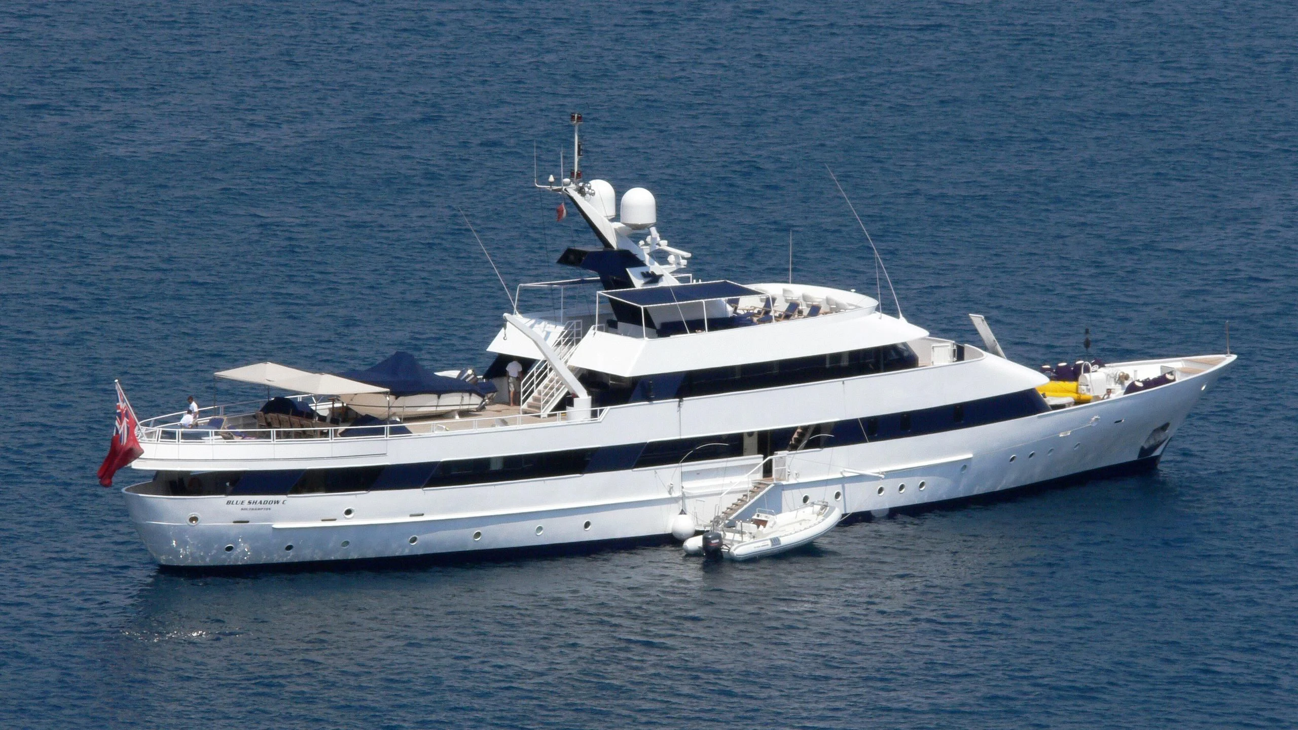 a boat in the water aboard YOPUR Yacht for Sale