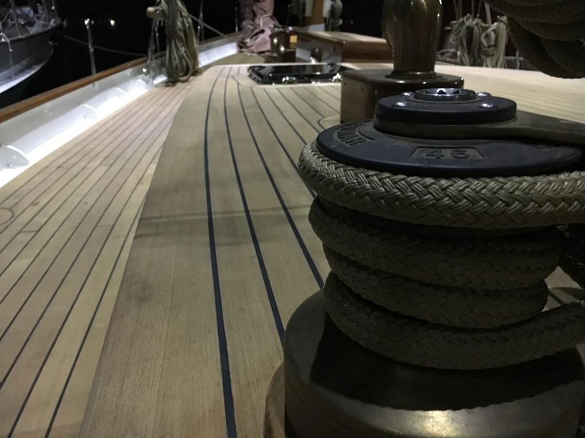 a stack of coins aboard DALLINGHOO Yacht for Sale