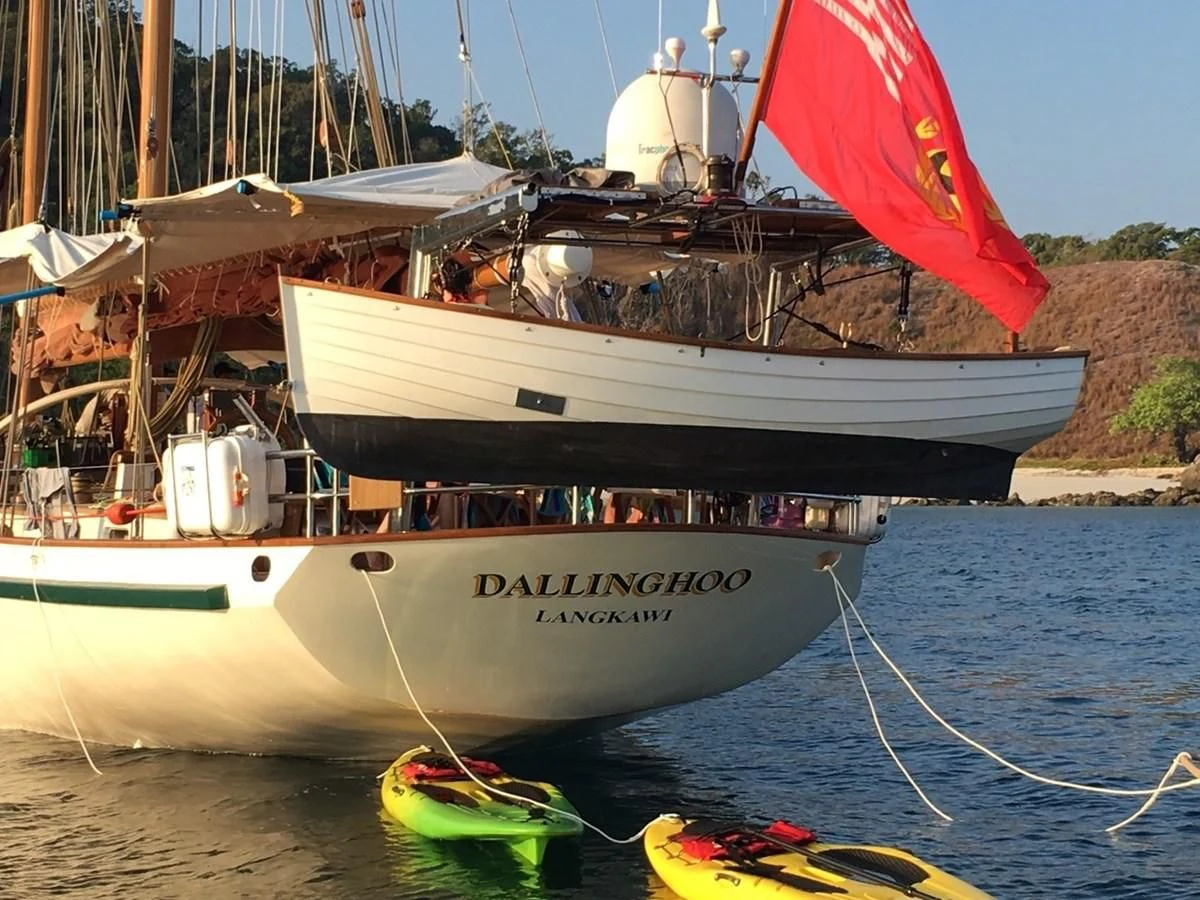 a boat on the water aboard DALLINGHOO Yacht for Sale