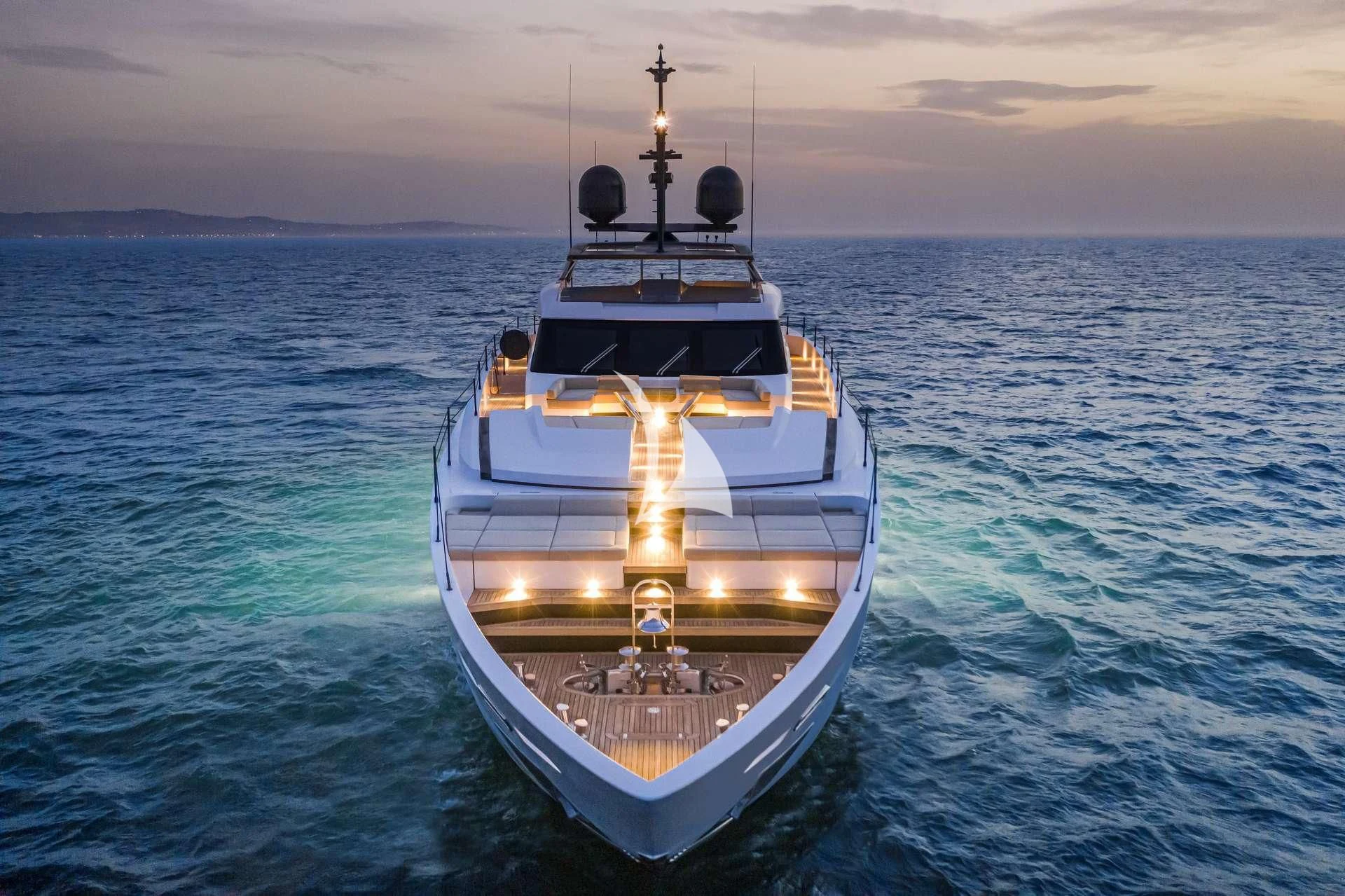 a boat in the water aboard ALVIUM Yacht for Sale