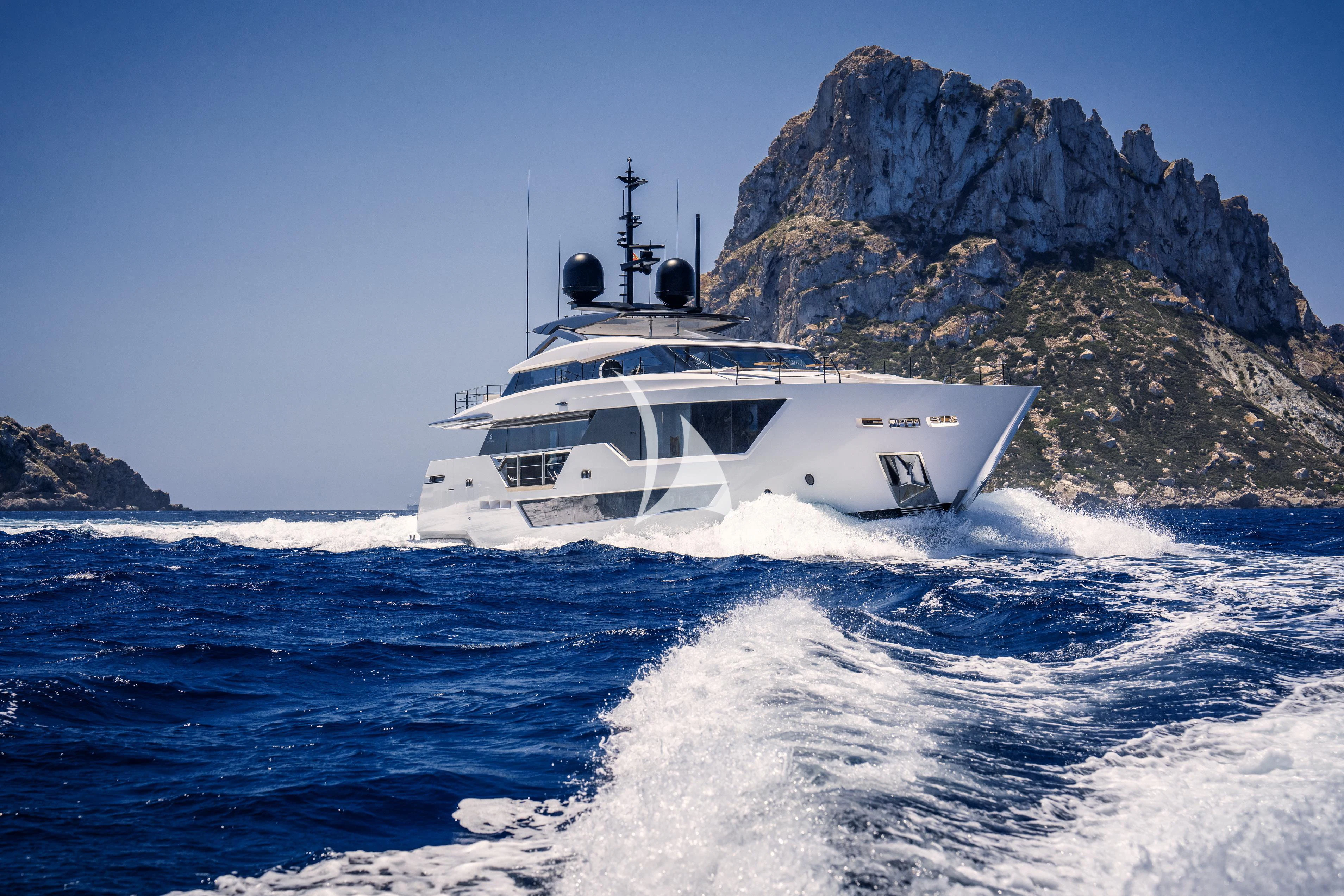 a boat on the water aboard ALVIUM Yacht for Sale