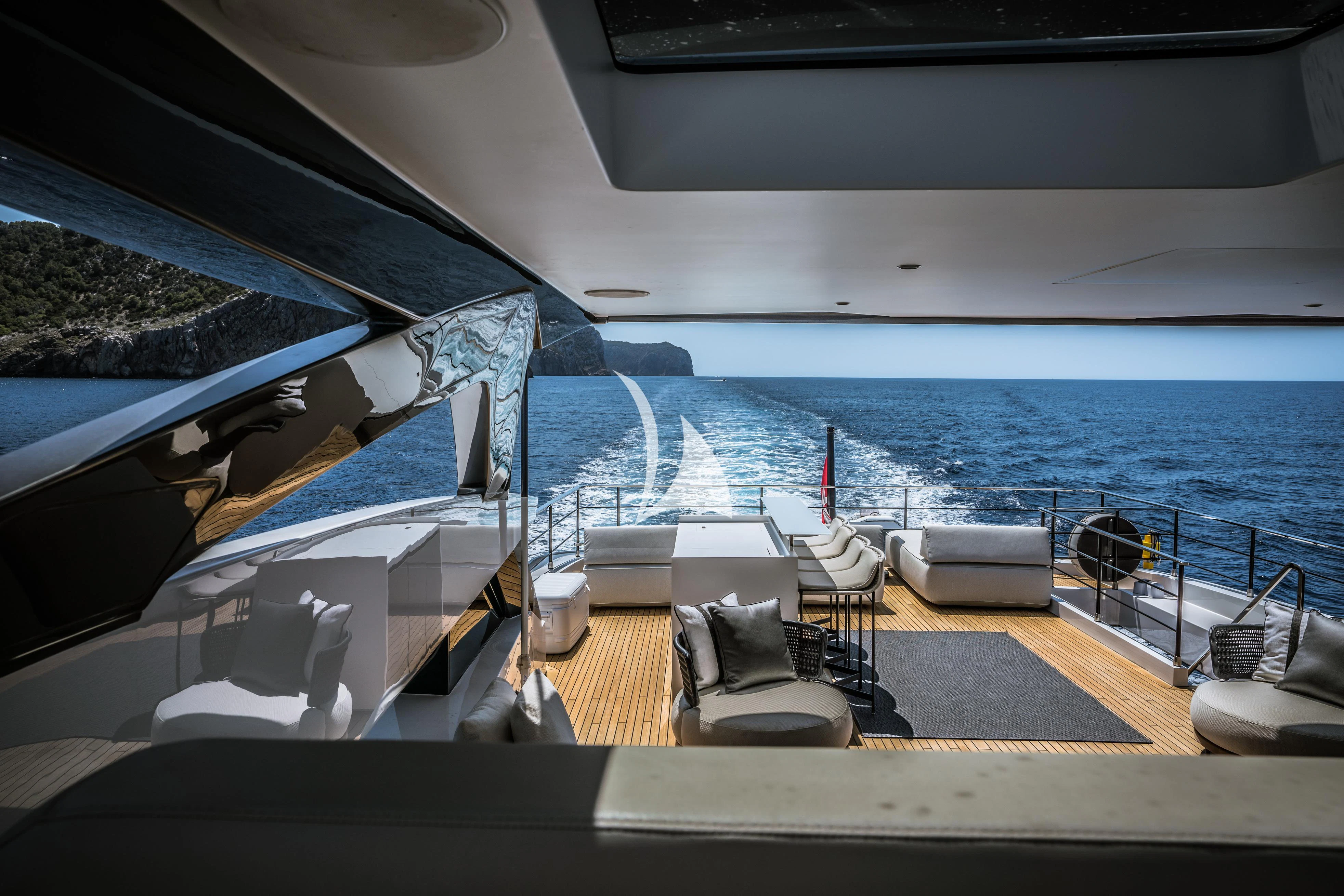 a boat on the water aboard ALVIUM Yacht for Sale