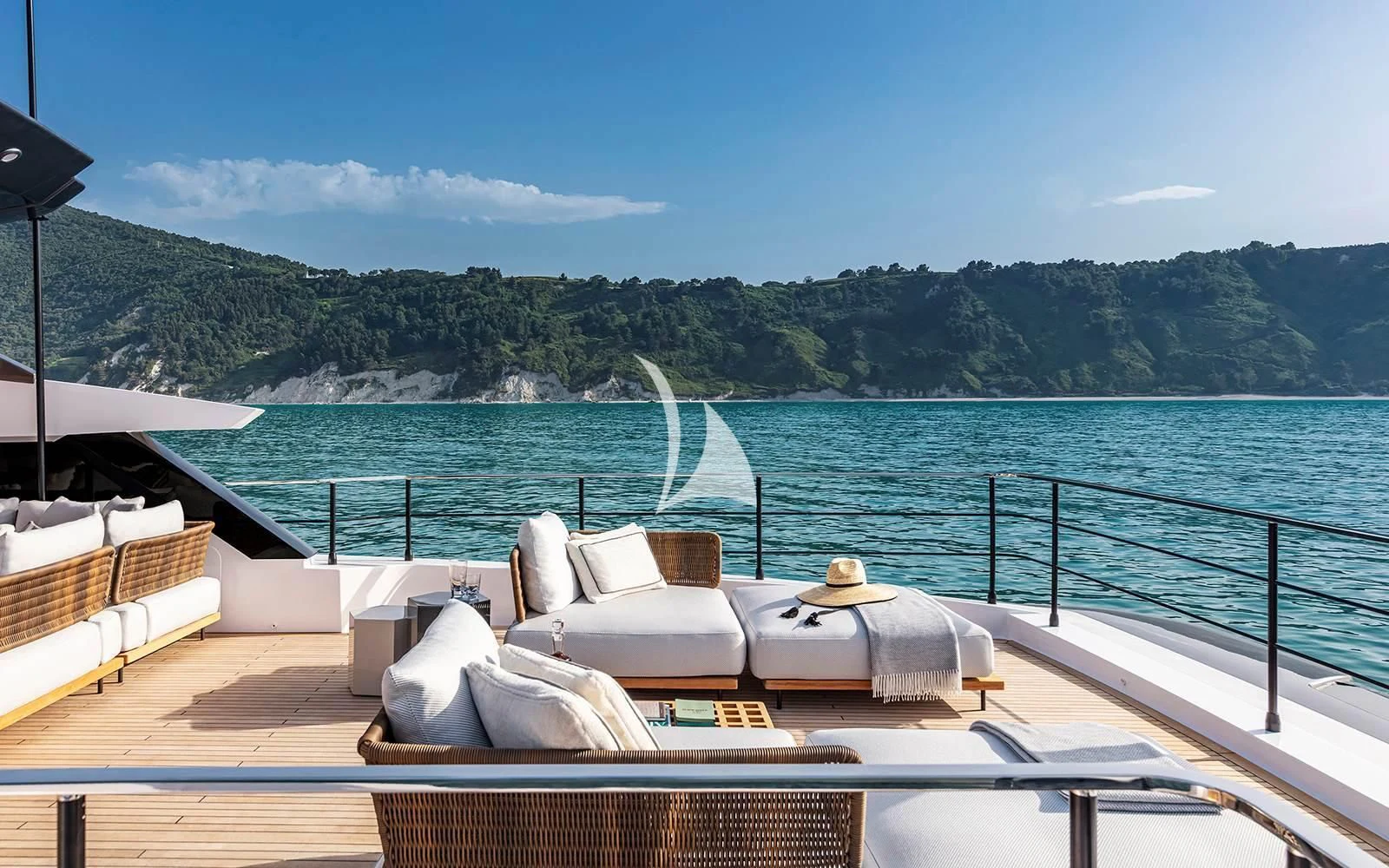 a boat on a body of water aboard ALVIUM Yacht for Sale