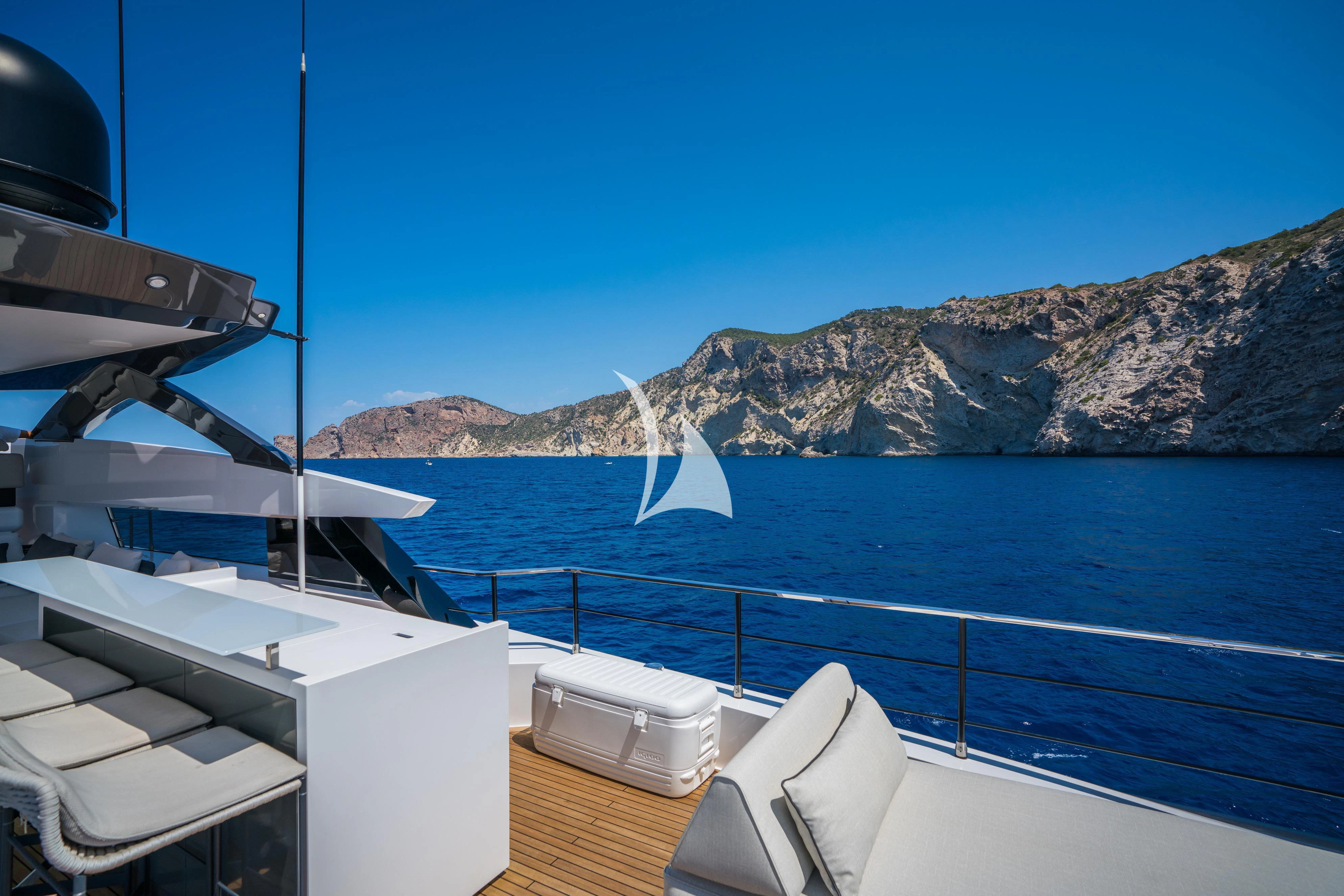 a boat on the water aboard ALVIUM Yacht for Sale