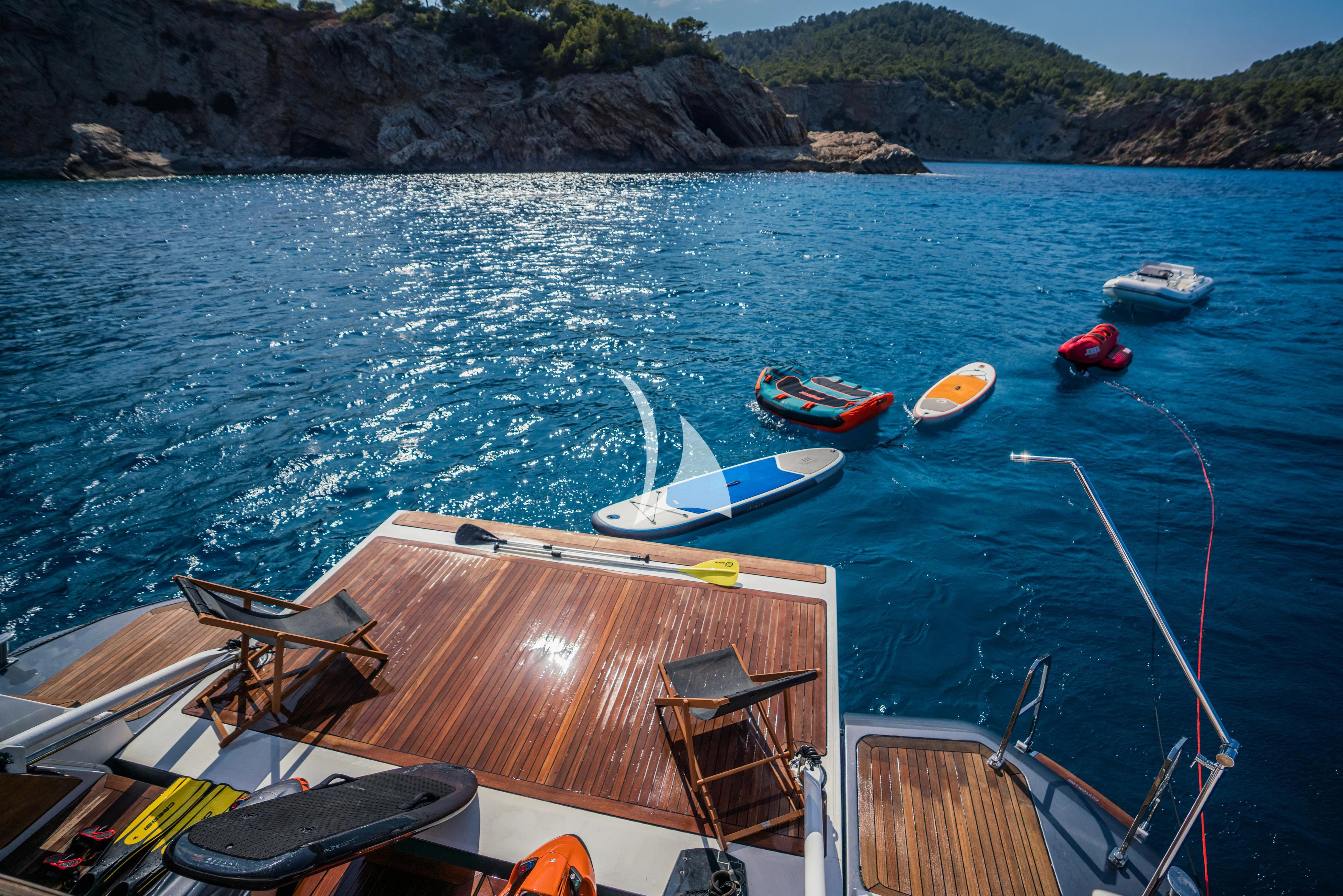 a boat on the water aboard ALVIUM Yacht for Sale