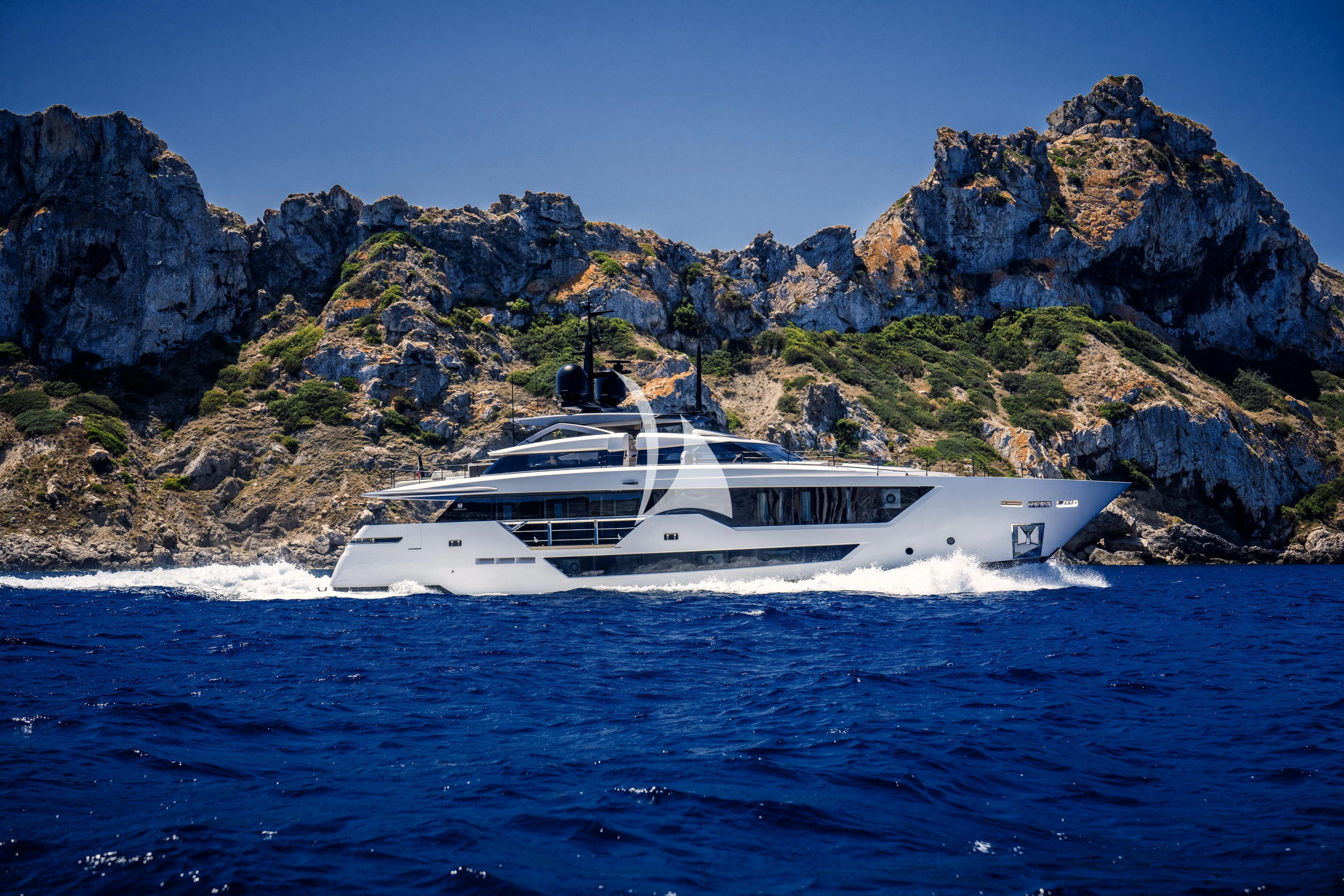 a boat on the water aboard ALVIUM Yacht for Sale