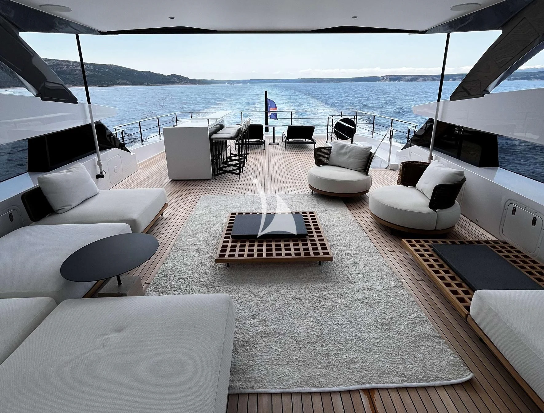 a boat on the water aboard ALVIUM Yacht for Sale