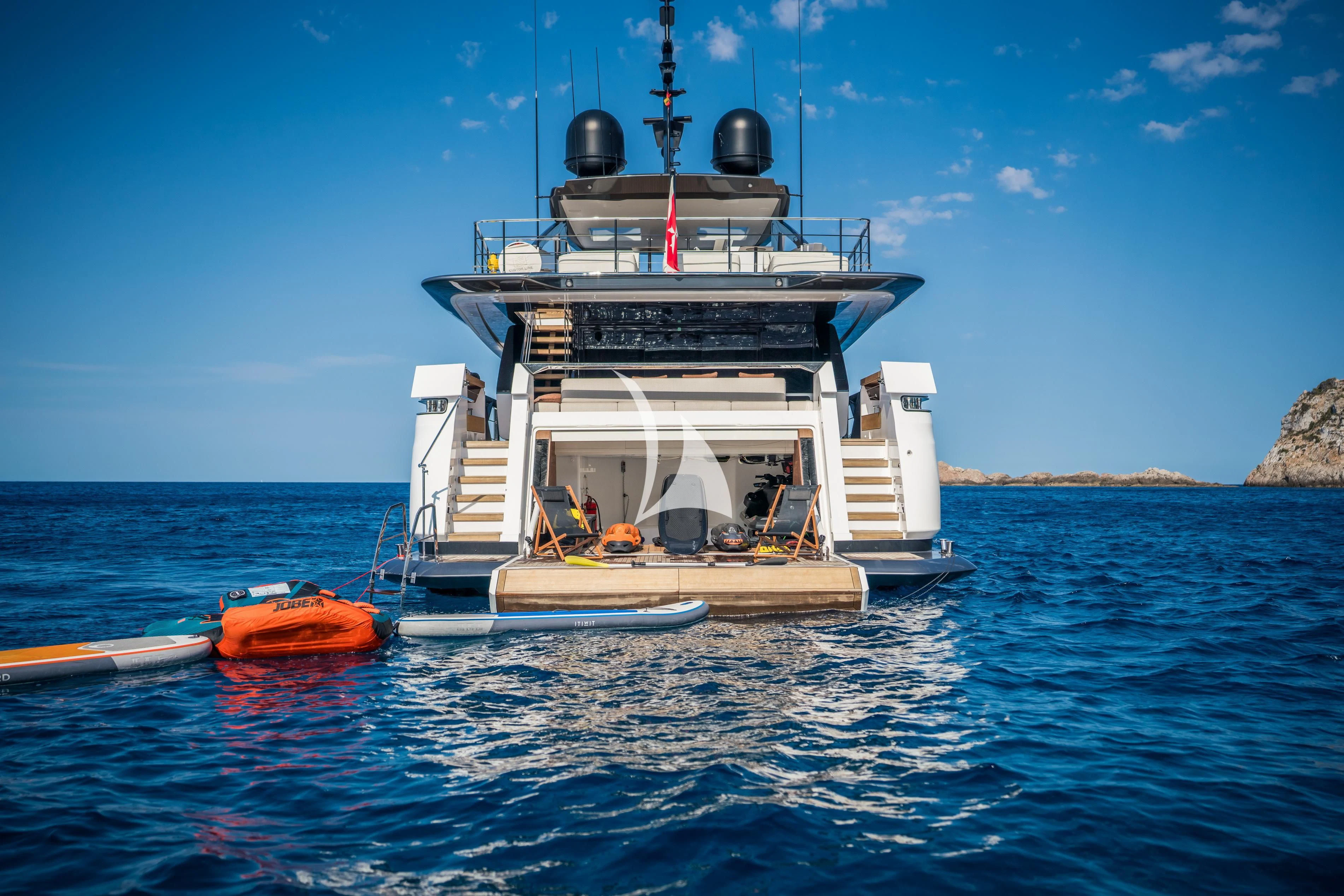 a boat on the water aboard ALVIUM Yacht for Sale