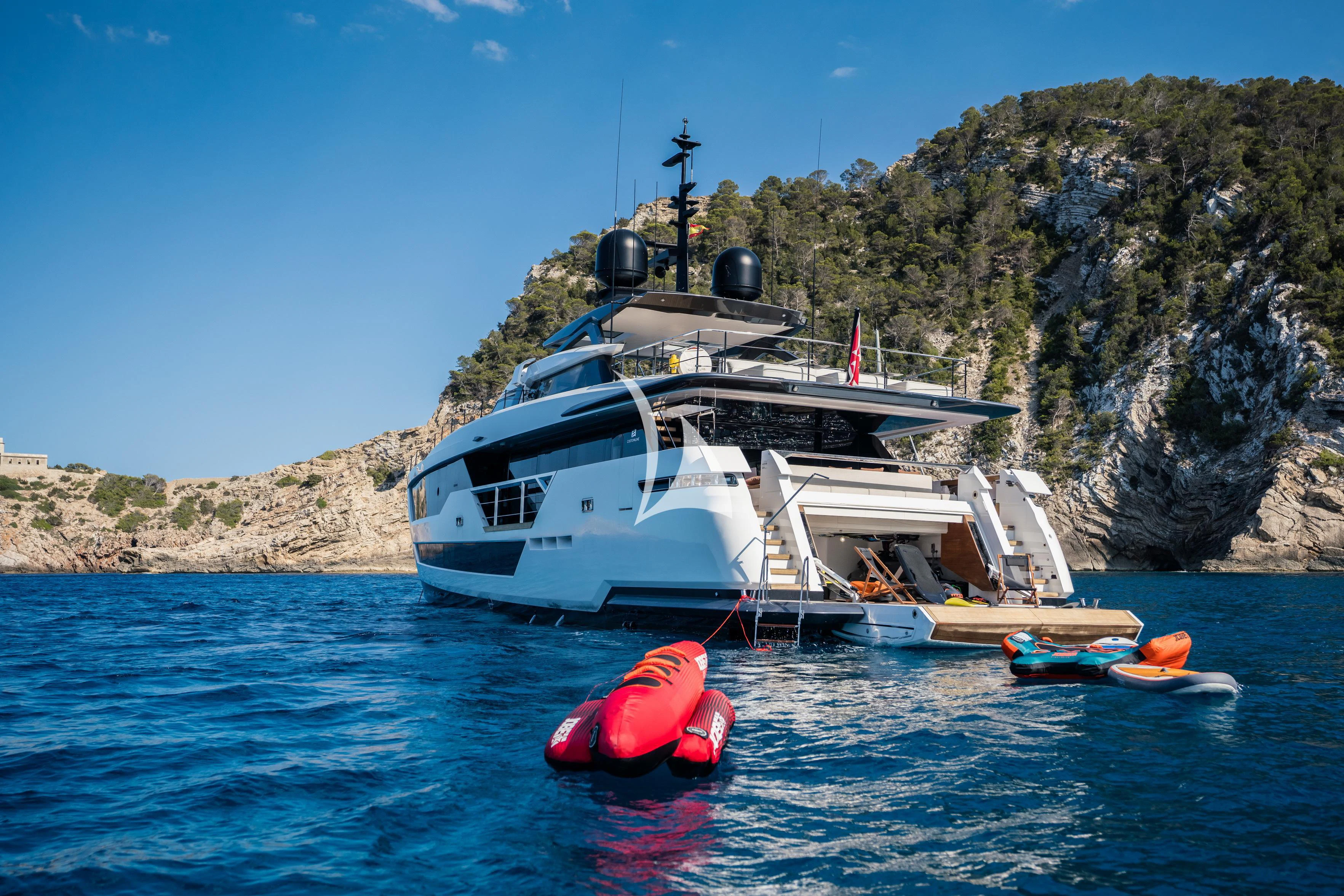 a boat on the water aboard ALVIUM Yacht for Sale