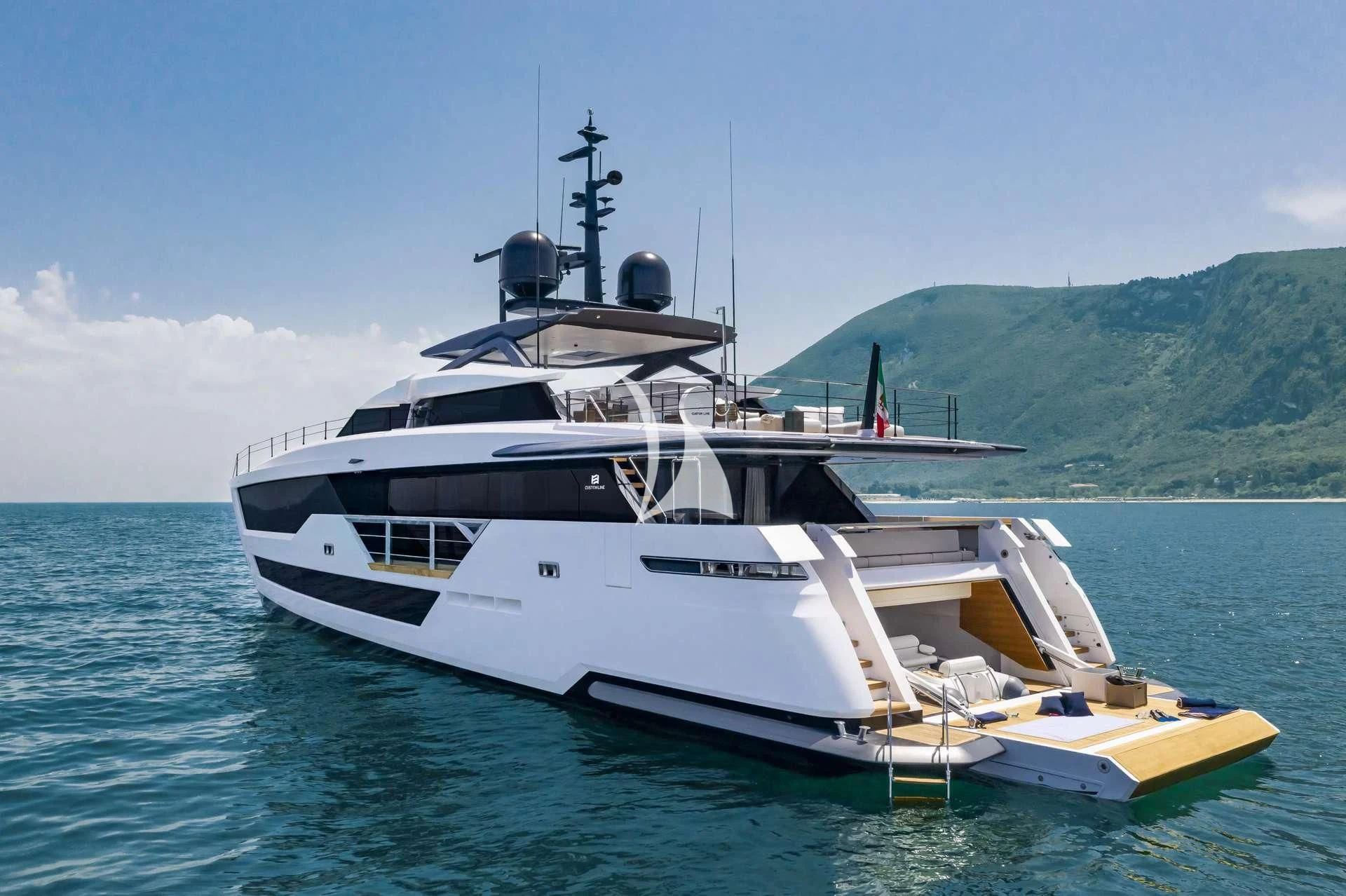 a boat in the water aboard ALVIUM Yacht for Sale