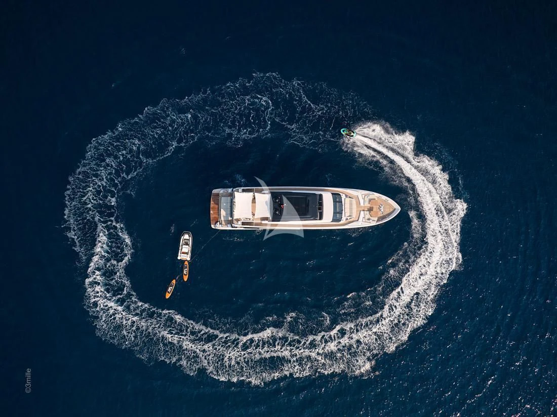 a boat in the water aboard H&CO Yacht for Sale