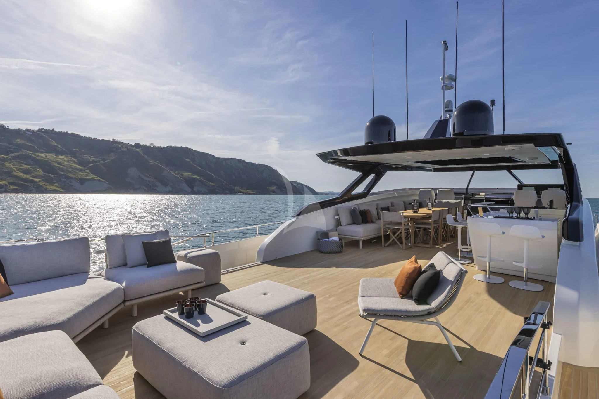 a boat on the water aboard H&CO Yacht for Sale