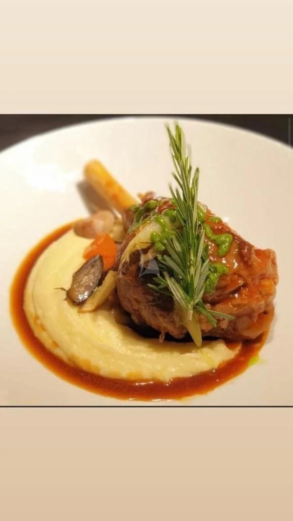 a plate of food aboard H&CO Yacht for Sale