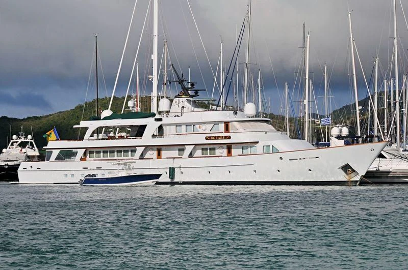 a group of boats in the water aboard BIG EAGLE Yacht for Sale