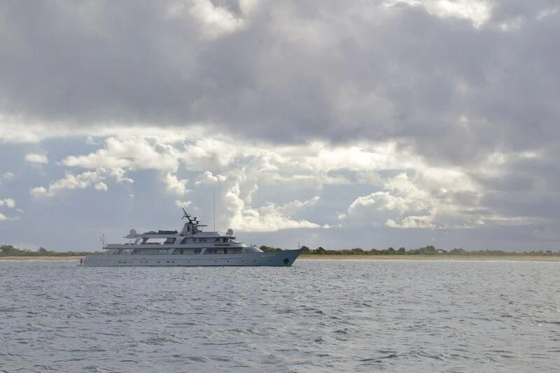 a boat on the water aboard BIG EAGLE Yacht for Sale