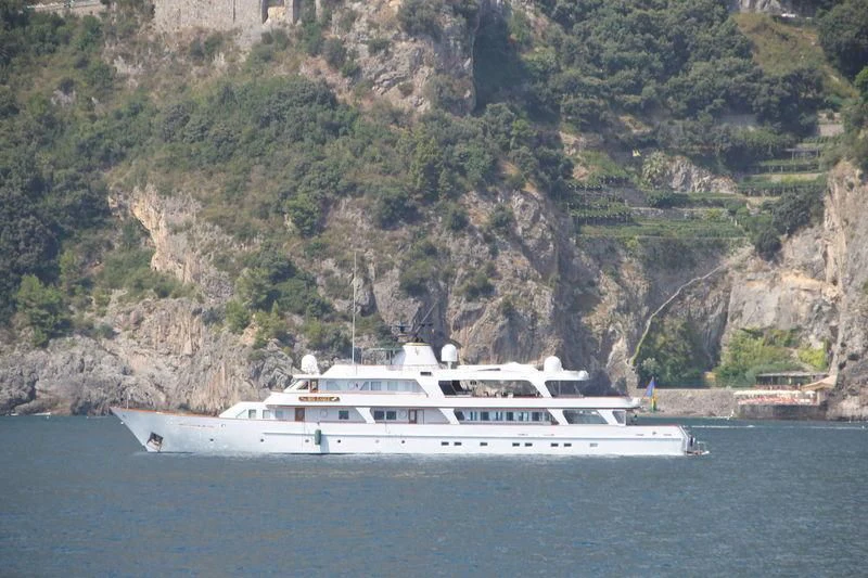 a boat on the water aboard BIG EAGLE Yacht for Sale