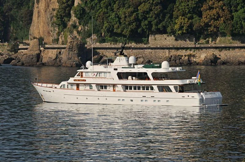 a boat on the water aboard BIG EAGLE Yacht for Sale
