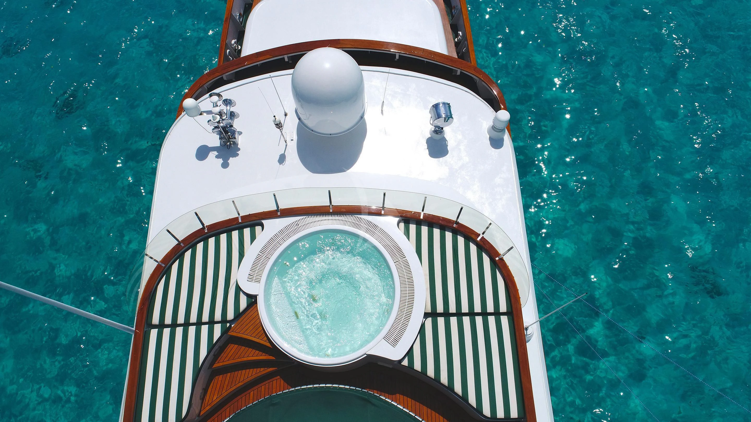 a satellite in space aboard BIG EAGLE Yacht for Sale