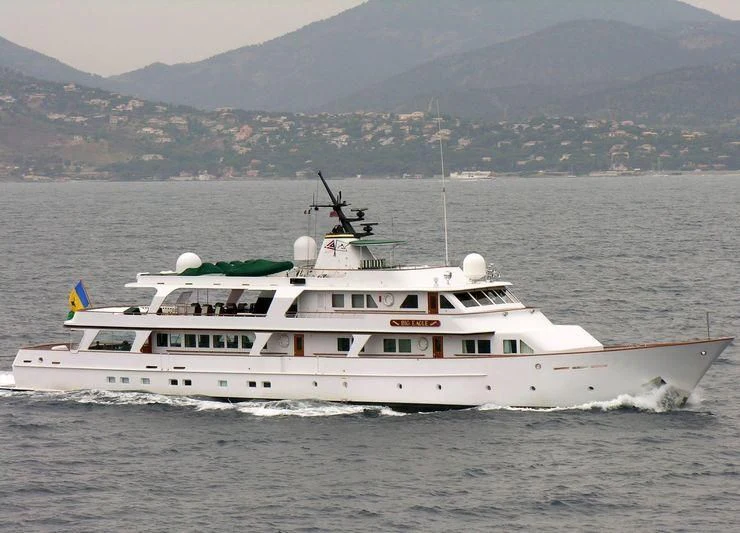 a boat on the water aboard BIG EAGLE Yacht for Sale