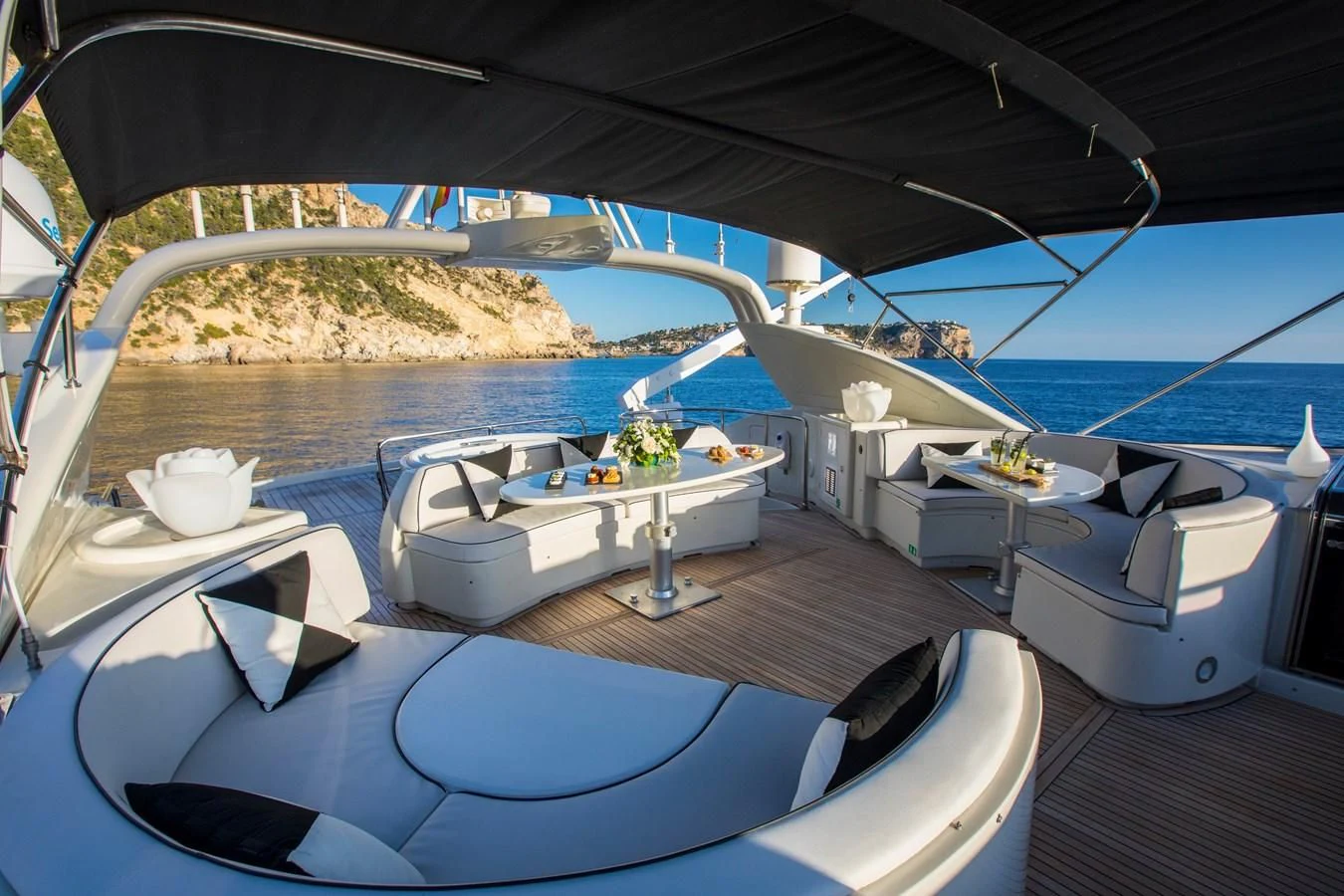 a boat on the water aboard SERAPH PRIMERO Yacht for Sale