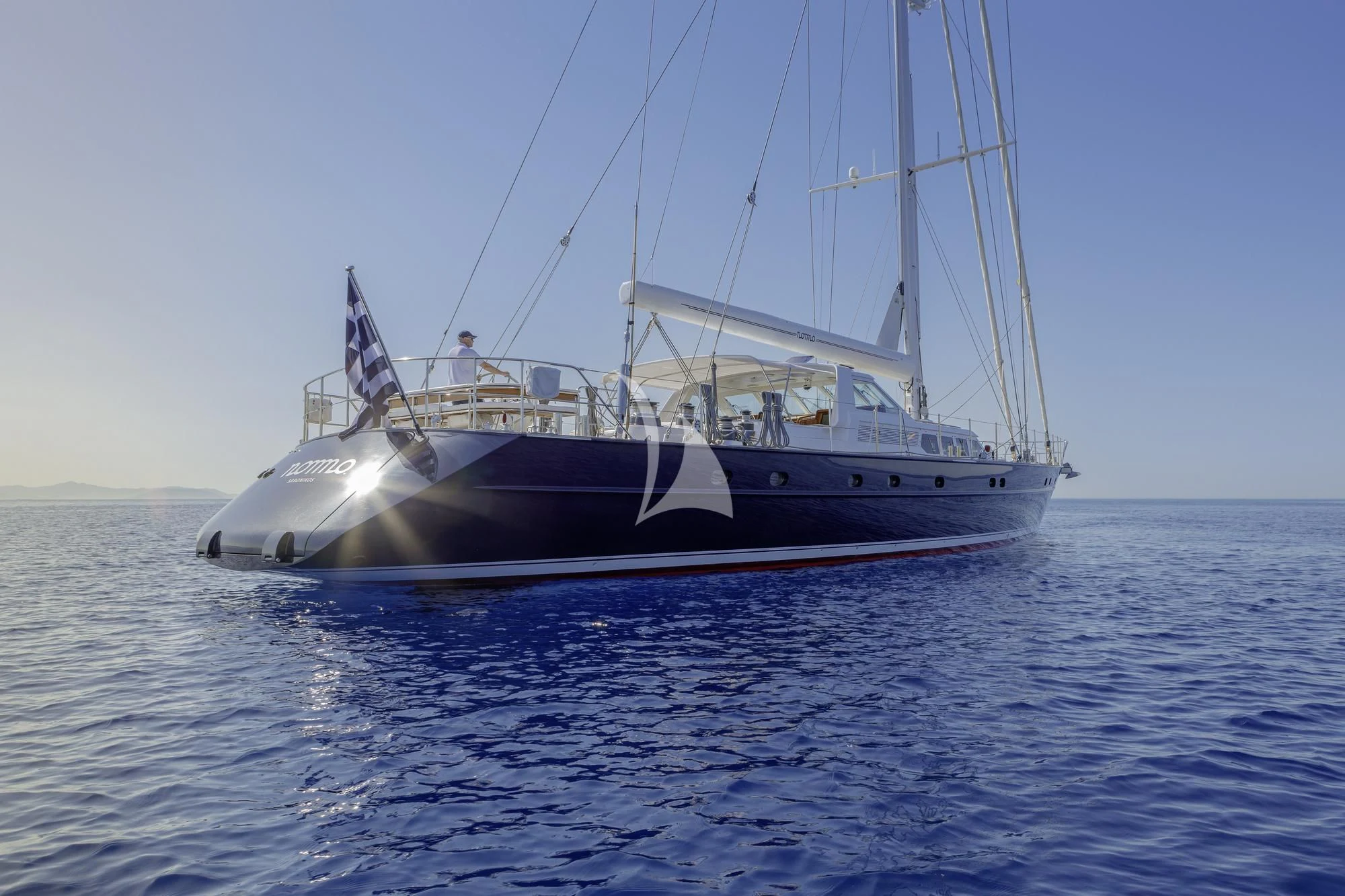 a boat on the water aboard NOMMO Yacht for Sale