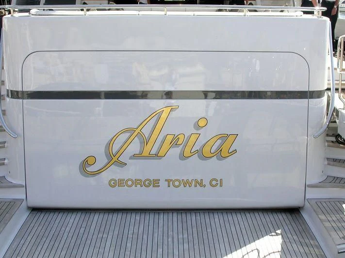 a white box with a yellow logo aboard VITA NOVA Yacht for Sale