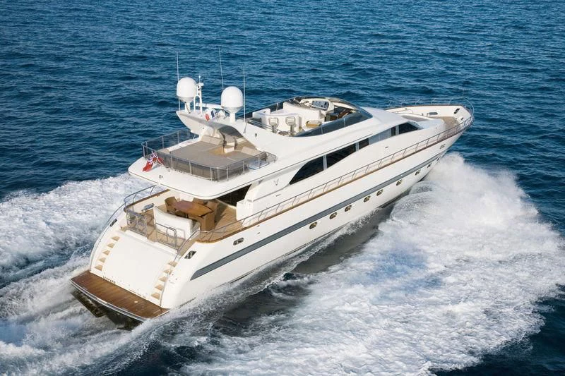 a boat on the water aboard SERALIN Yacht for Sale