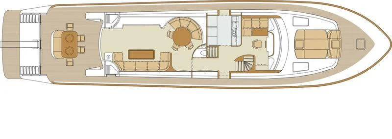 diagram aboard SERALIN Yacht for Sale