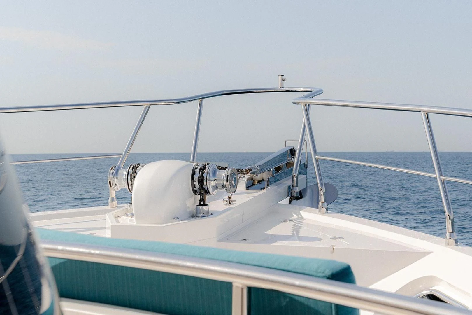 a boat with a group of people on it aboard DREAM CATCHER Yacht for Sale