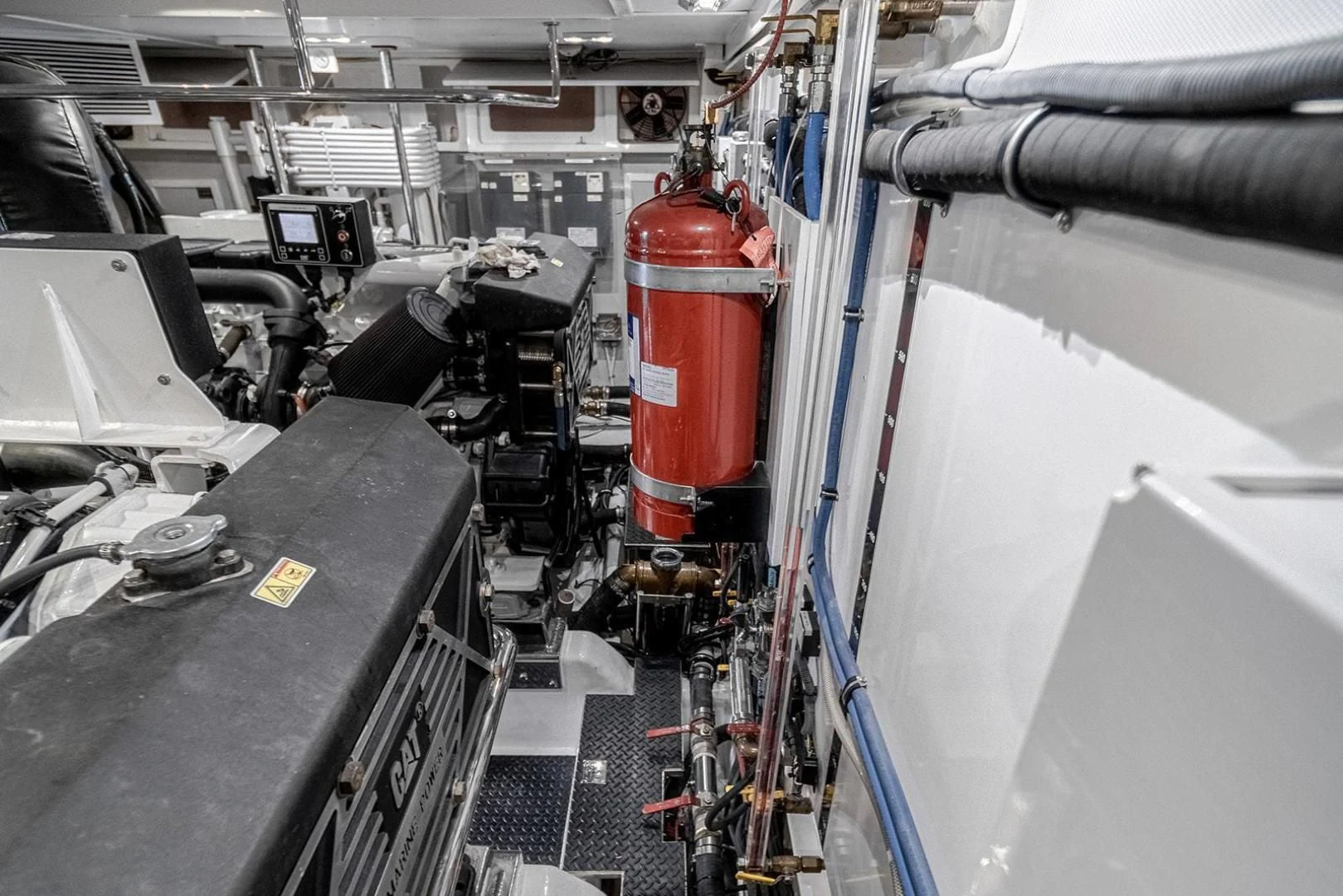 a large factory machinery aboard DREAM CATCHER Yacht for Sale
