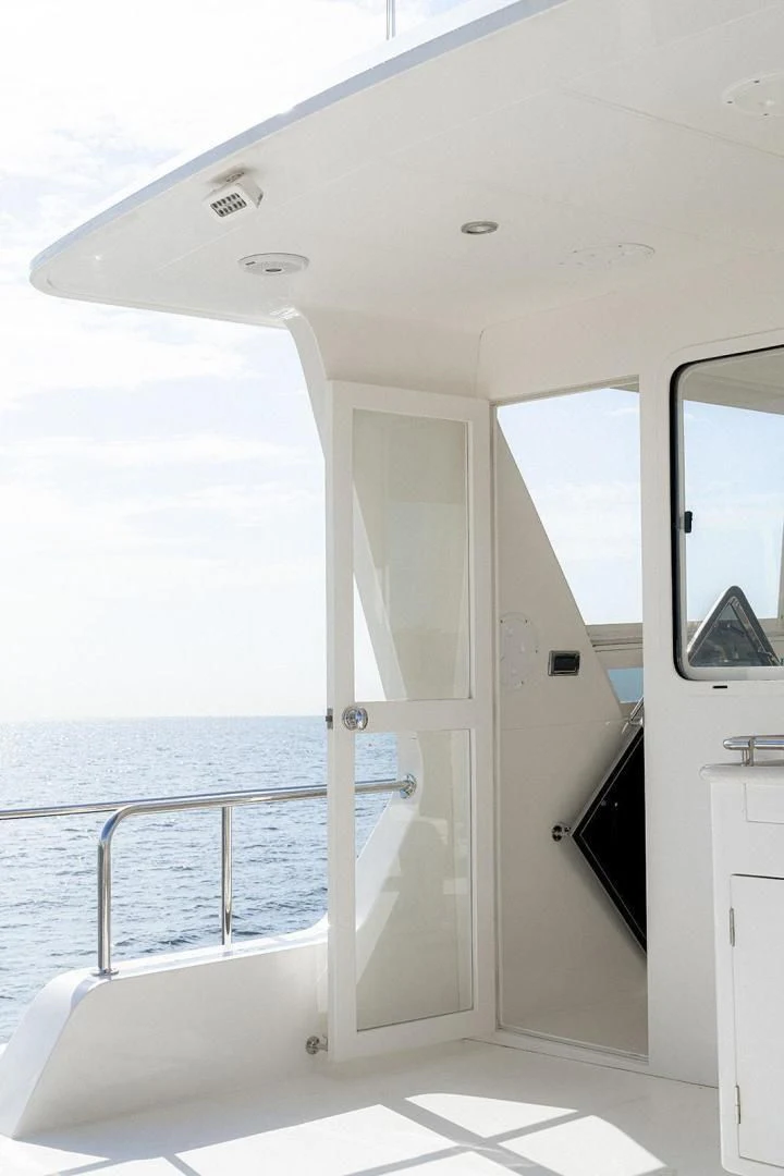 a boat with doors and windows aboard DREAM CATCHER Yacht for Sale