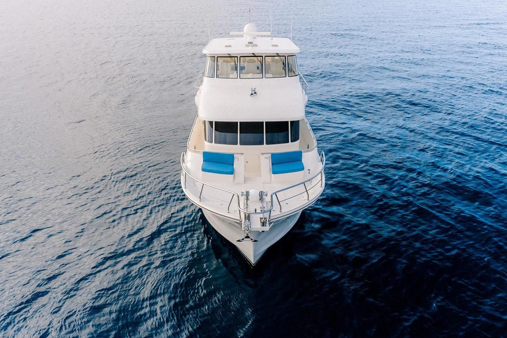 a boat in the water aboard DREAM CATCHER Yacht for Sale