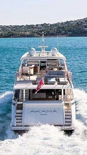 a boat on the water aboard CLOUDY BAY Yacht for Sale