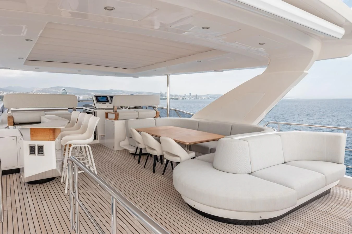 a boat on the water aboard CLOUDY BAY Yacht for Sale