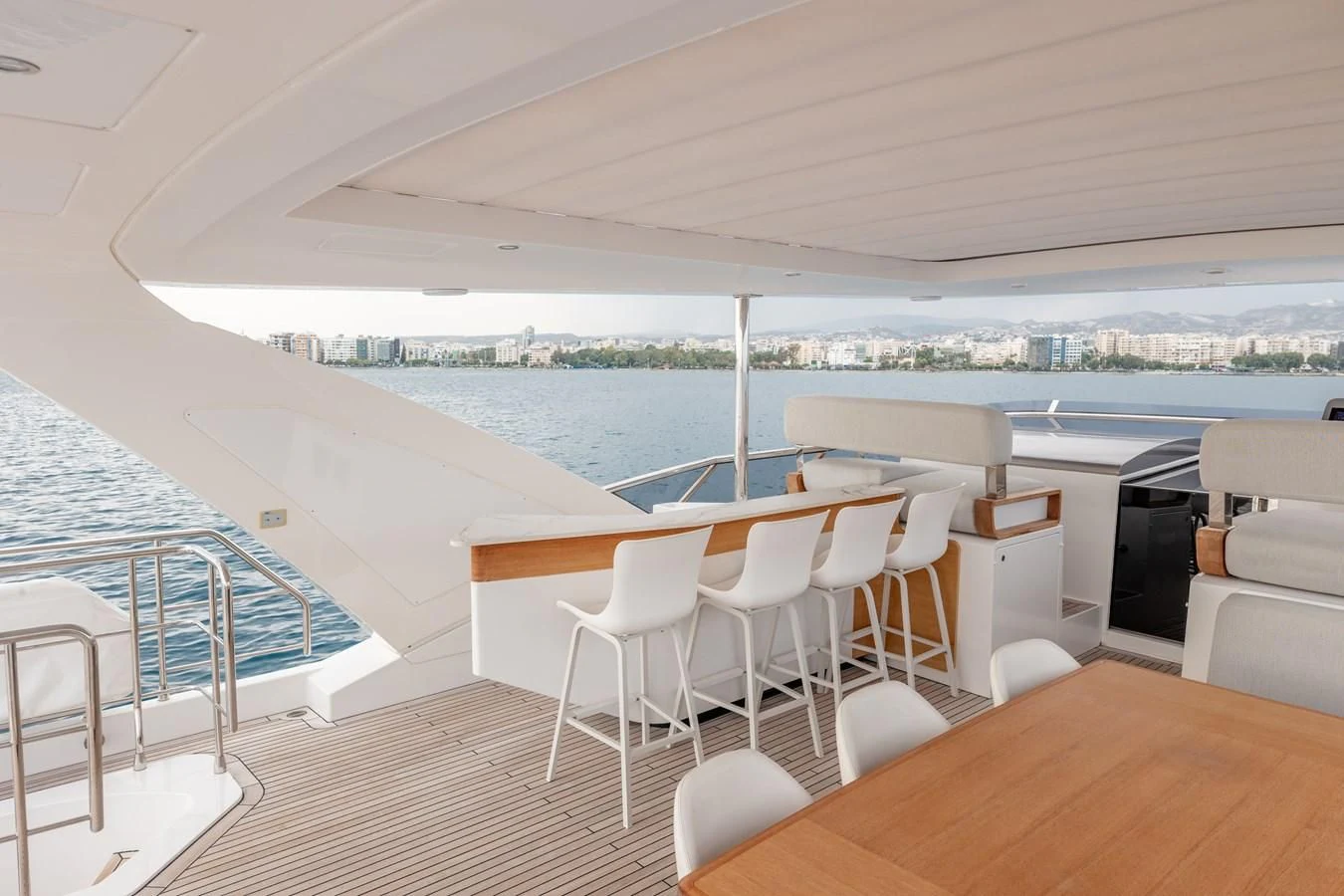 a boat on the water aboard CLOUDY BAY Yacht for Sale