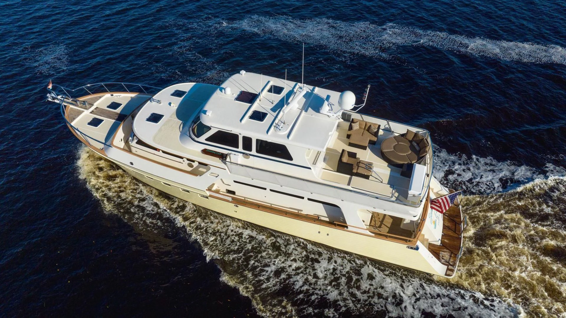 a boat on the beach aboard SOMEDAY CAME Yacht for Sale