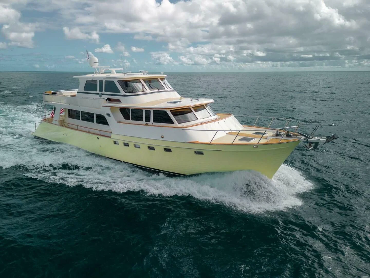 a boat in the water aboard SOMEDAY CAME Yacht for Sale