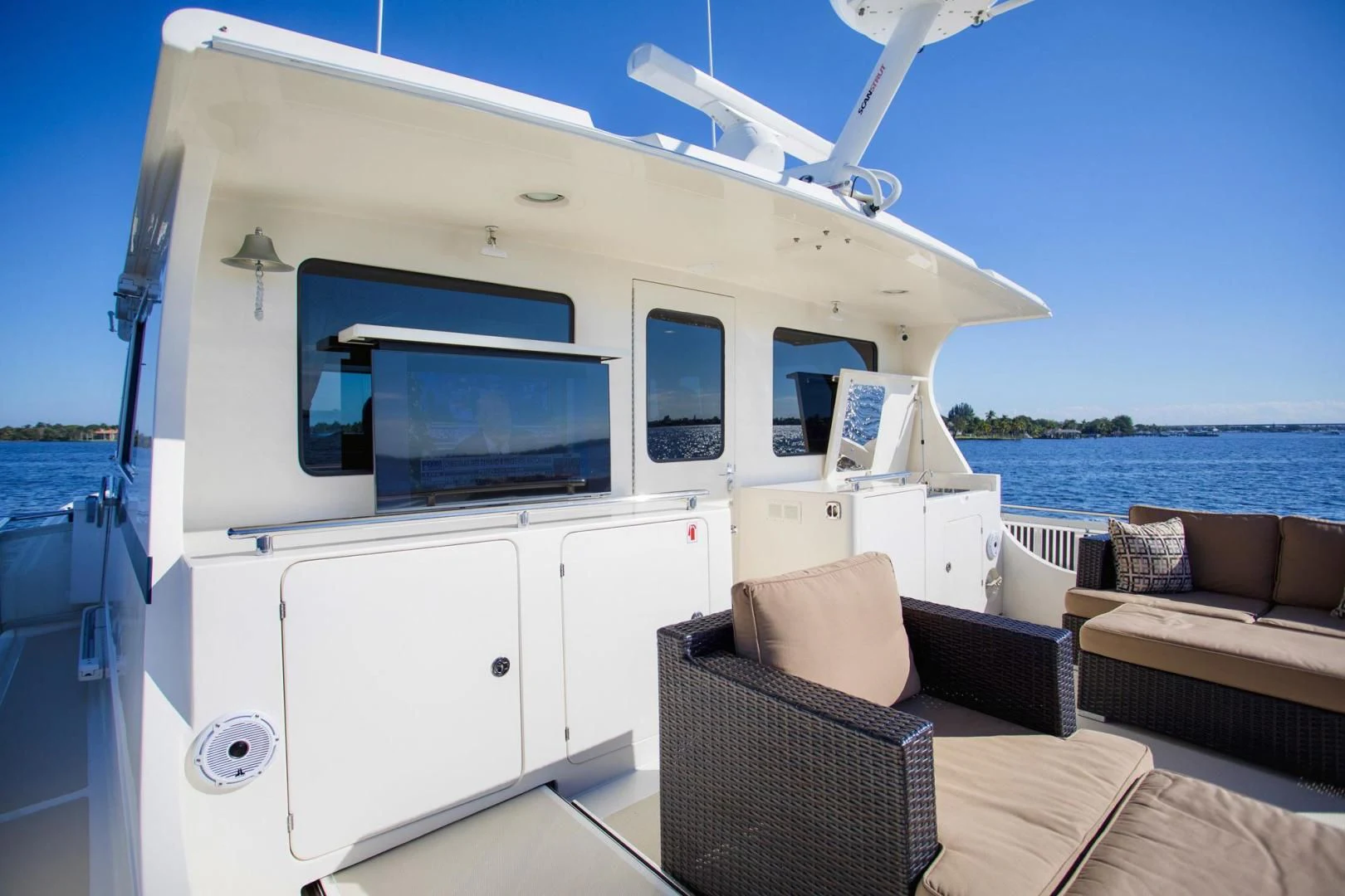 a boat on the water aboard SOMEDAY CAME Yacht for Sale