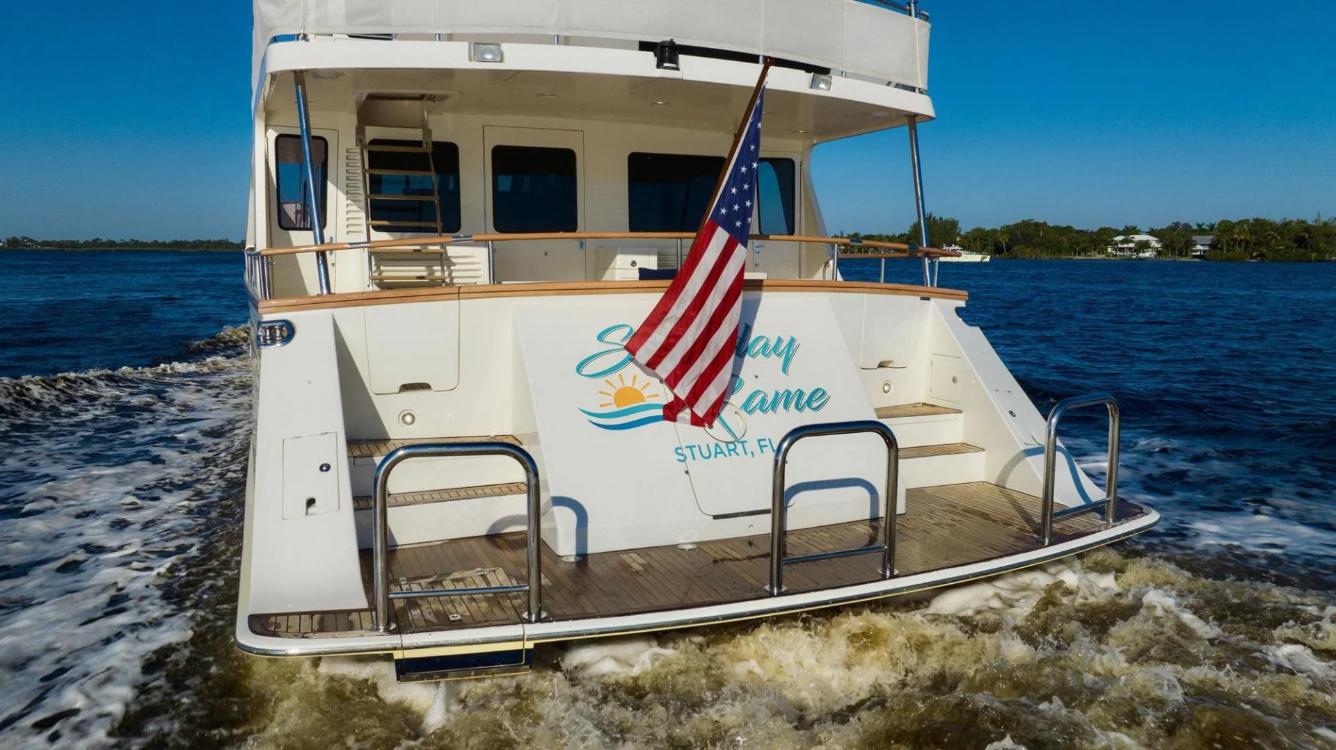 a boat on the water aboard SOMEDAY CAME Yacht for Sale