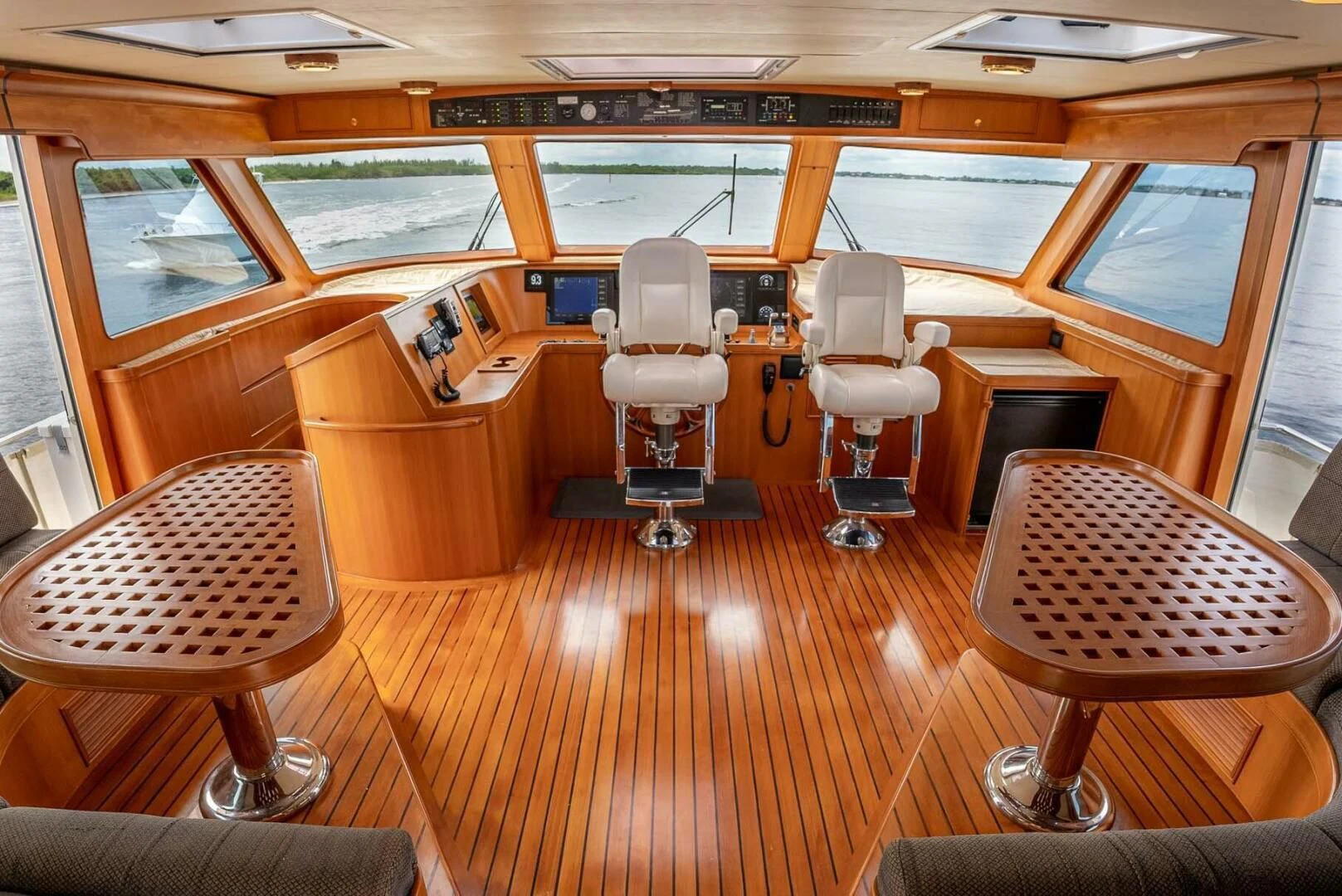 inside of a bus aboard SOMEDAY CAME Yacht for Sale